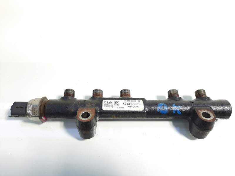 Rampa injectoare, cod 9684753080, Citroen C4 (II) 1.6 hdi, 9H05 (id:202877)