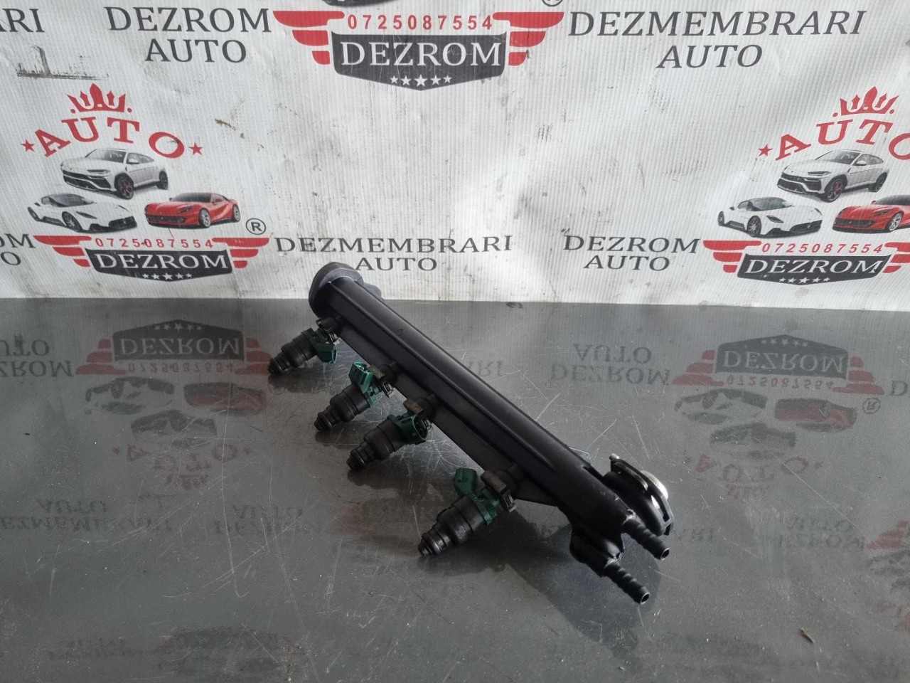 Rampa injectoare + injectoare 06A133317A / 037906031AL VW Golf V 1.6i BFQ 102 cai