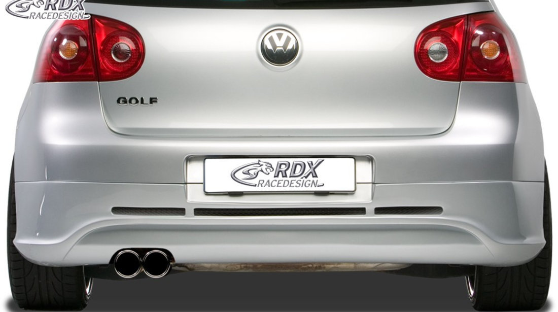 RDX Difuzor Difuzor prelungire bara spate pentru VW Golf 5 "GTI/R-Five" cu  teava esapament stanga Fusta bara spate Heck RDHA030-L material ABS  #79920923