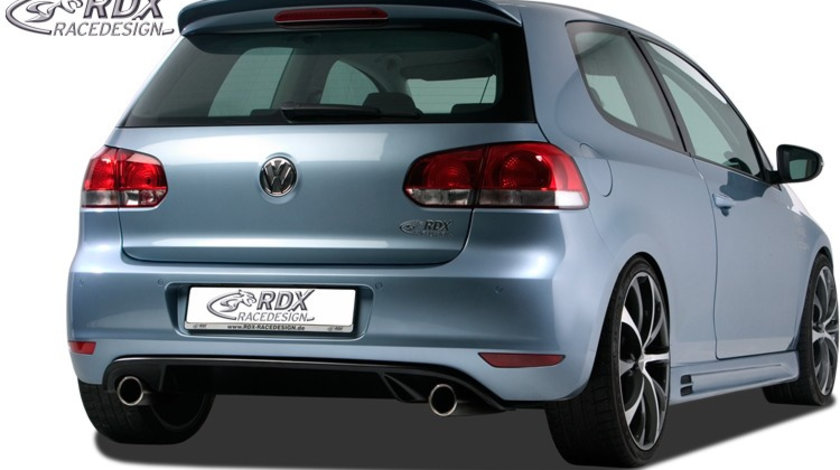 RDX Difuzor Difuzor prelungire bara spate pentru VW Golf 6 "GTI-Look" sort fusta spate ornament parte spate Diffusor RDHA099 material Plastic