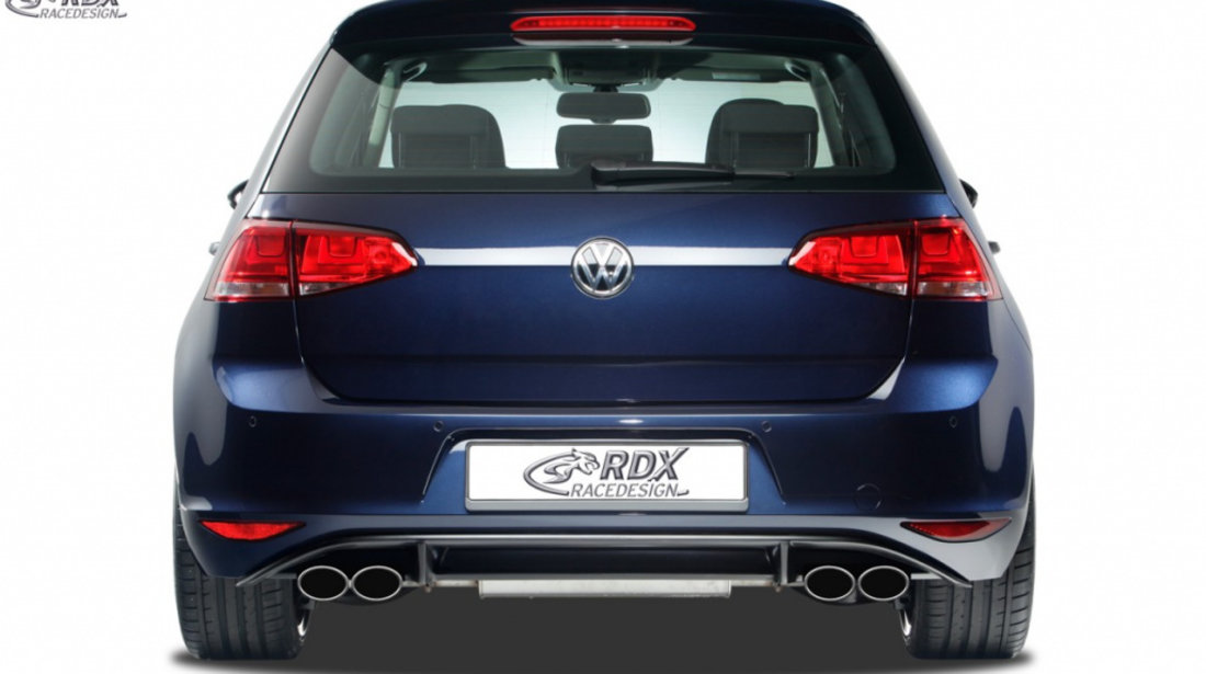 RDX Difuzor Difuzor prelungire bara spate pentru VW Golf 7 "R-Look" sort fusta spate ornament parte spate Diffusor RDHA049 material Plastic