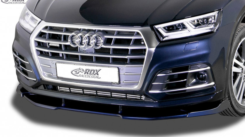 RDX Prelungire Spoiler Bara fata VARIO-X pentru AUDI Q5 (FY) S-Line & SQ5 lip bara fata Spoilerlippe RDFAVX30870 material Plastic