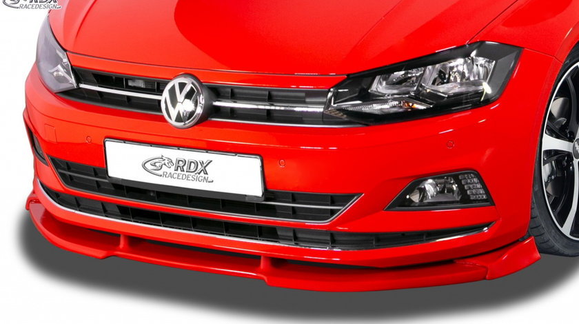 RDX Prelungire Spoiler Bara fata VARIO-X pentru VW Polo 2G lip bara fata Spoilerlippe RDFAVX30852 material Plastic