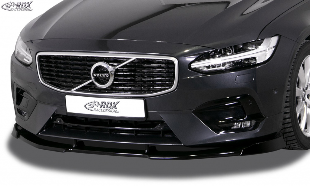 RDX Prelungire Spoiler Bara fata VARIO-X pentru VOLVO V90 / S90 R-Design (2016+) lip bara fata Spoilerlippe RDFAVX30909 material Plastic