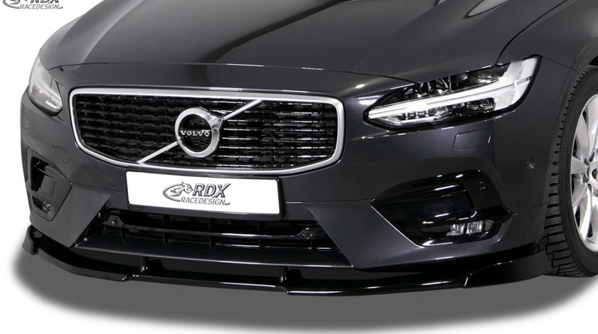 RDX Prelungire Spoiler Bara fata VARIO-X pentru VOLVO V90 / S90 R-Design (2016+) lip bara fata Spoilerlippe RDFAVX30909 material Plastic