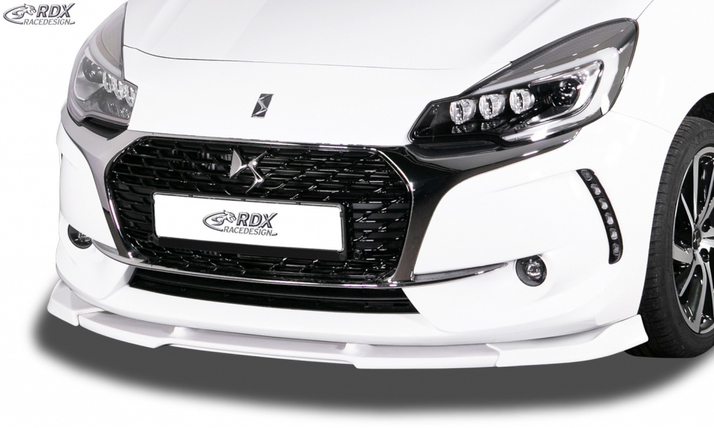 RDX Prelungire Spoiler Bara fata VARIO-X pentru CITROEN DS3 (2016+) lip bara fata Spoilerlippe RDFAVX30869 material Plastic