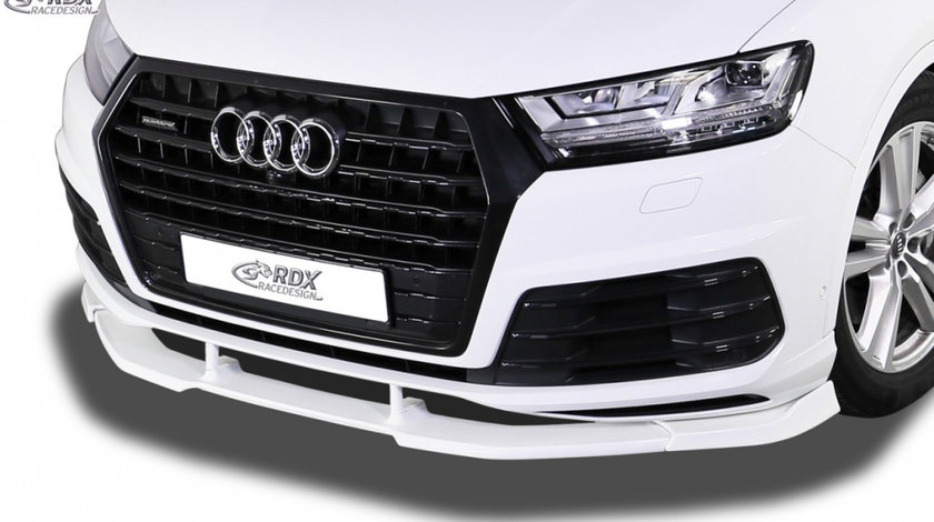 RDX Prelungire Spoiler Bara fata VARIO-X pentru AUDI Q7 S-Line (4M) lip bara fata Spoilerlippe RDFAVX30814 material Plastic