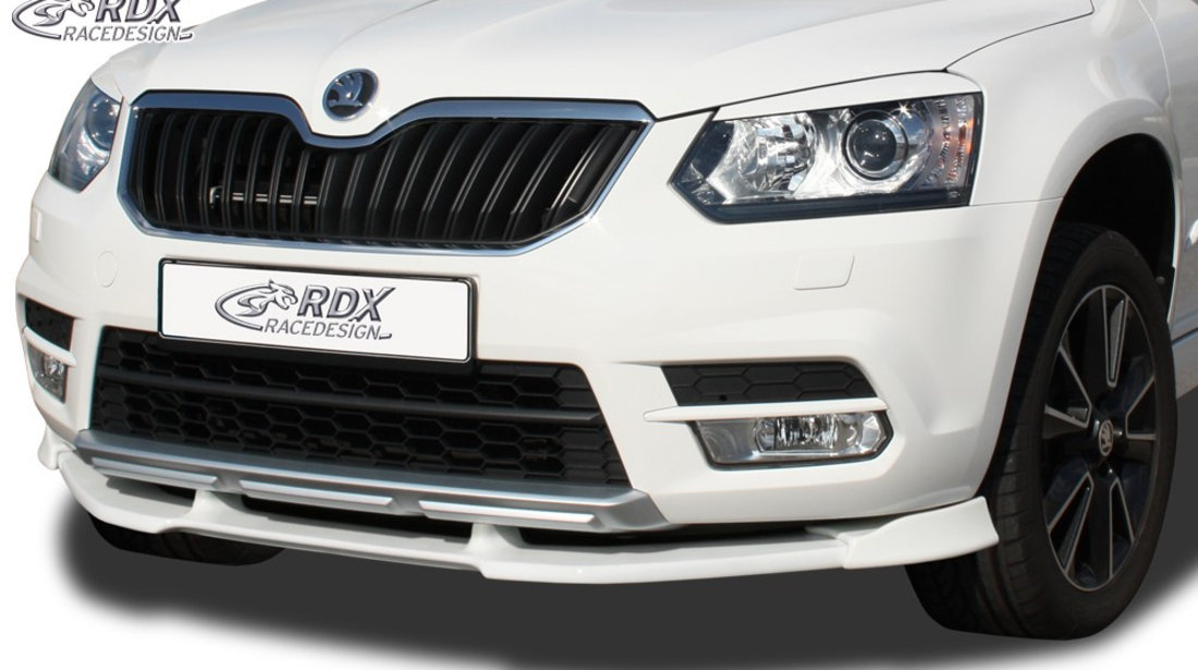 RDX Prelungire Spoiler Bara fata VARIO-X pentru SKODA Yeti 2014+ lip bara fata Spoilerlippe RDFAVX30680 material Plastic