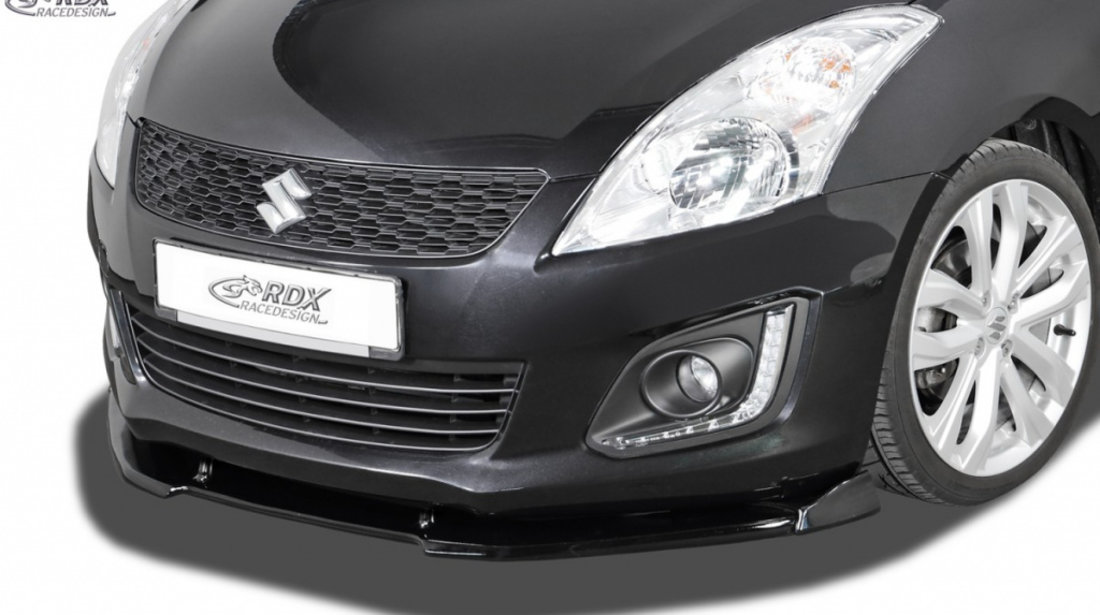 RDX Prelungire Spoiler Bara fata VARIO-X pentru SUZUKI Swift FZ/NZ 2013-2017 lip bara fata Spoilerlippe RDFAVX30773 material Plastic