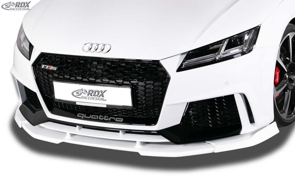 RDX Prelungire Spoiler Bara fata VARIO-X pentru AUDI TT RS (FV/8S) -2019 lip bara fata Spoilerlippe RDFAVX30854 material Plastic