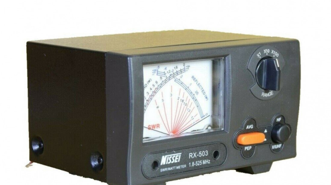 Reflectometru analogic PNI Nissei RX-503 SWR 1.8-525 MHZ Wattmeter 0-200W 12V PNI-RX-503
