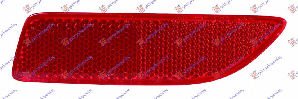 Reflector/Catadioptru Stanga Bara Spate Toyota Corolla Sedan E 15 2011-2012-2013