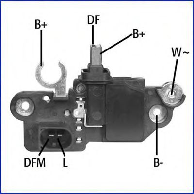 Regulator, alternator AUDI A3 (8L1) (1996 - 2003) HITACHI 130570 piesa NOUA