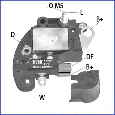 Regulator, alternator FIAT CROMA (154) (1985 - 1996) HITACHI 130797 piesa NOUA