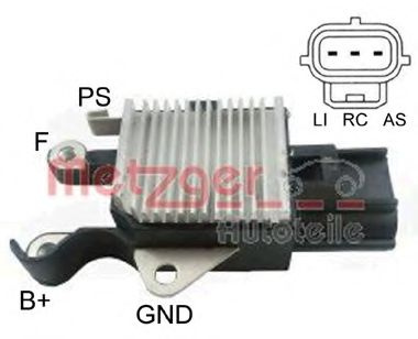 Regulator, alternator FORD FOCUS II Limuzina (DA) (2005 - 2016) METZGER 2390033 piesa NOUA