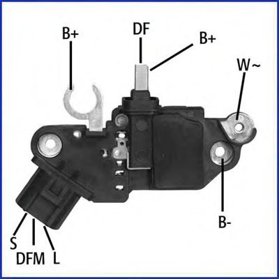 Regulator, alternator FORD TRANSIT caroserie (FA) (2000 - 2006) HITACHI 130593 piesa NOUA