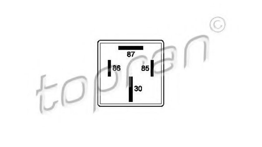 Releu, curent alimentare AUDI A3 (8L1) (1996 - 2003) TOPRAN 109 544 piesa NOUA