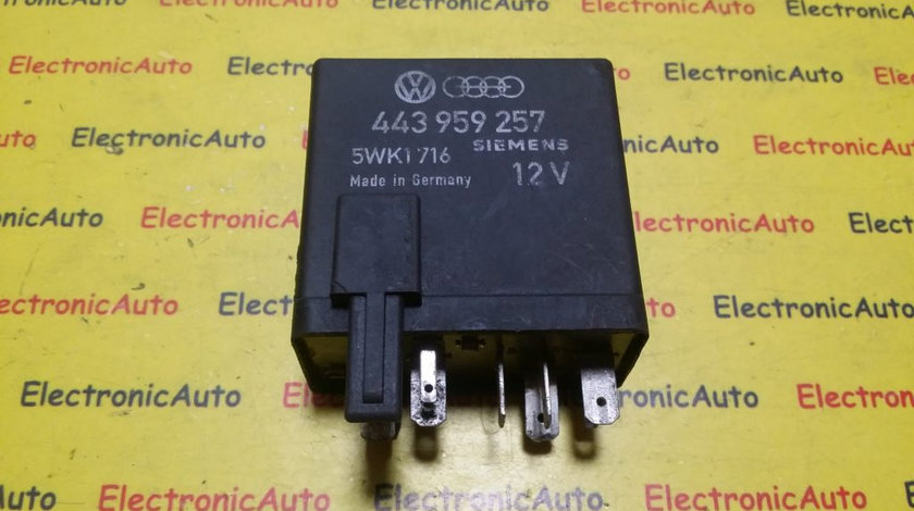 Releu geamuri electrice Audi Volkswagen Skoda 443959257, 5WK1716