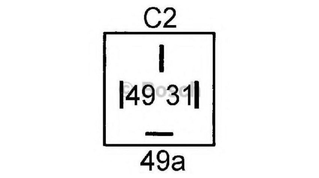 Releu semnalizare / modul semnalizare Ford CONSUL (GGFL) 1972-1975 #2 0006040290