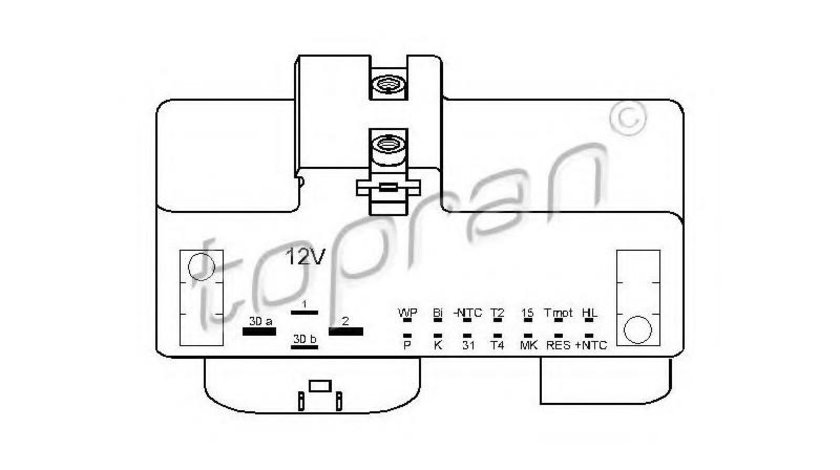 Releu, ventilator radiator Volkswagen AUDI A3 (8L1) 1996-2003 #2 1008800021