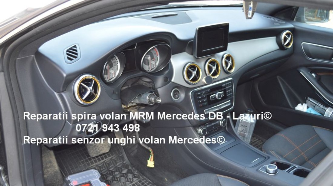 Reparatii senzor unghi volan Mercedes CLA mrm reparatie spirala airbag  volan
