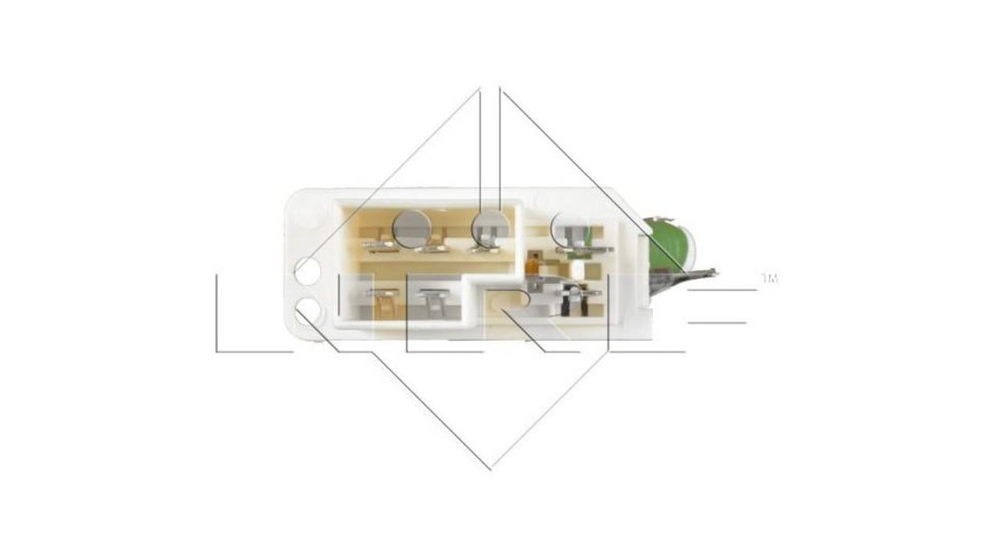 Rezistenta trepte ventilator habitaclu Saab 900 Mk II 1993-1998 #3 009122011