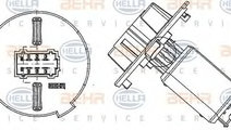 Rezistor, ventilator habitaclu CITROEN DS3 (2009 -...