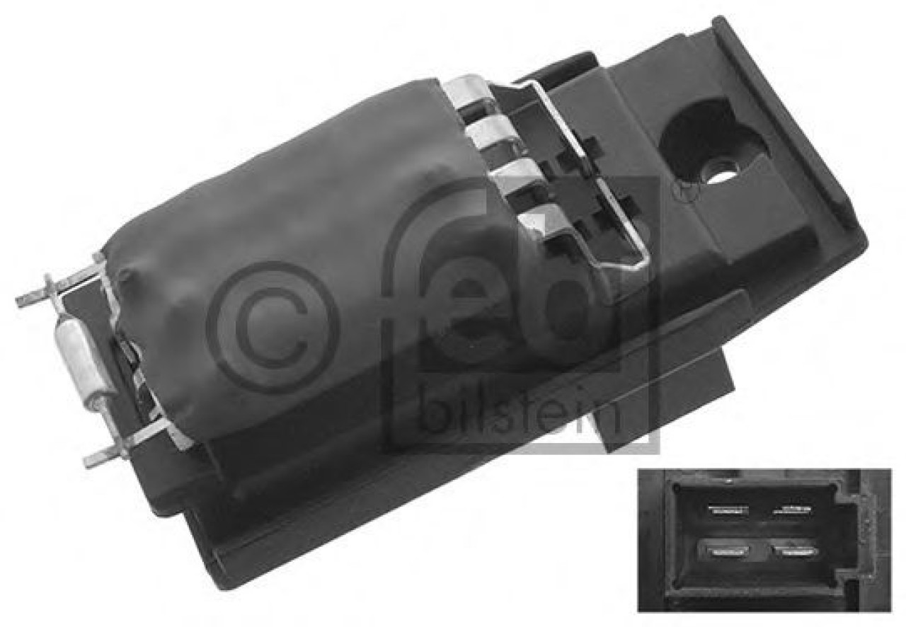 Rezistor, ventilator habitaclu FORD TRANSIT CONNECT (P65, P70, P80) (2002 - 2016) FEBI BILSTEIN 45415 piesa NOUA