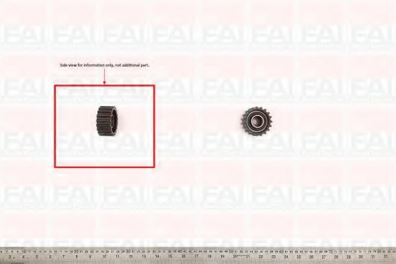 Rola ghidare/conducere, curea distributie FORD FIESTA IV (JA, JB) (1995 - 2002) FAI AutoParts T9244 piesa NOUA