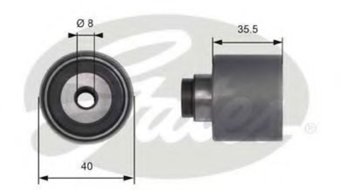 Rola ghidare/conducere, curea distributie SEAT TOLEDO II (1M2) (1998 - 2006) GATES T41229 piesa NOUA