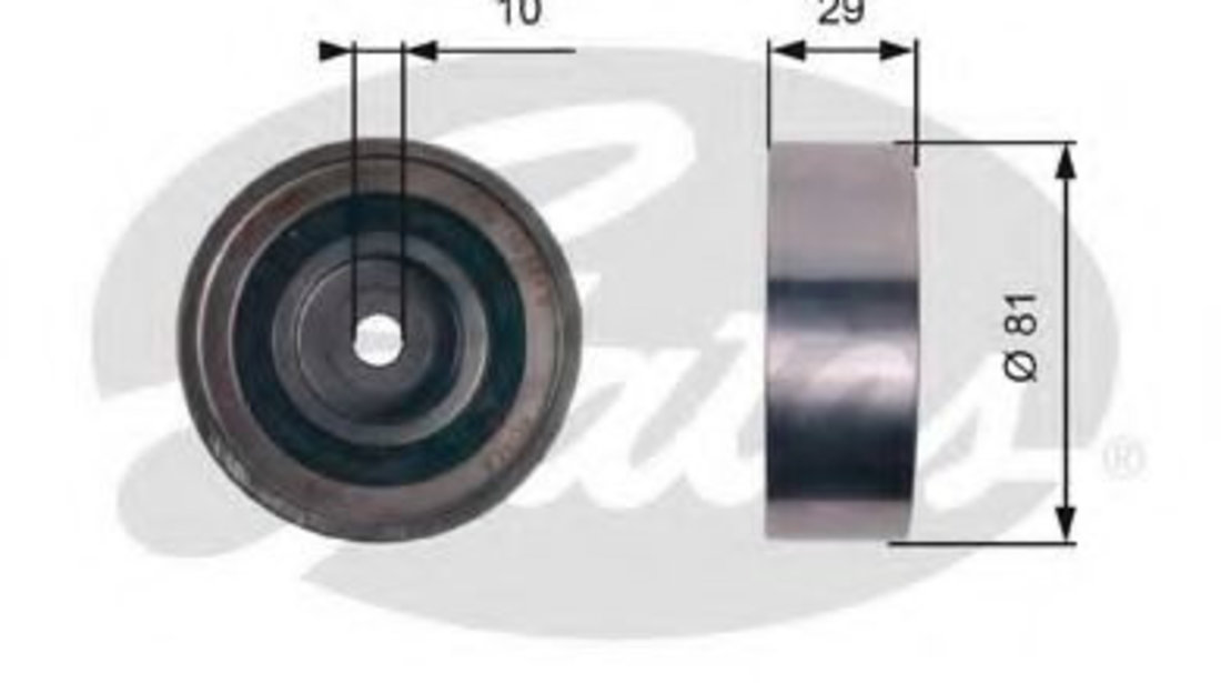 Rola ghidare/conducere, curea distributie SEAT EXEO ST (3R5) (2009 - 2016) GATES T42305 piesa NOUA