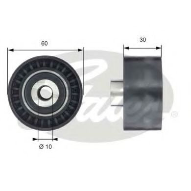 Rola ghidare/conducere, curea distributie VOLVO C30 (2006 - 2012) GATES T42199 piesa NOUA