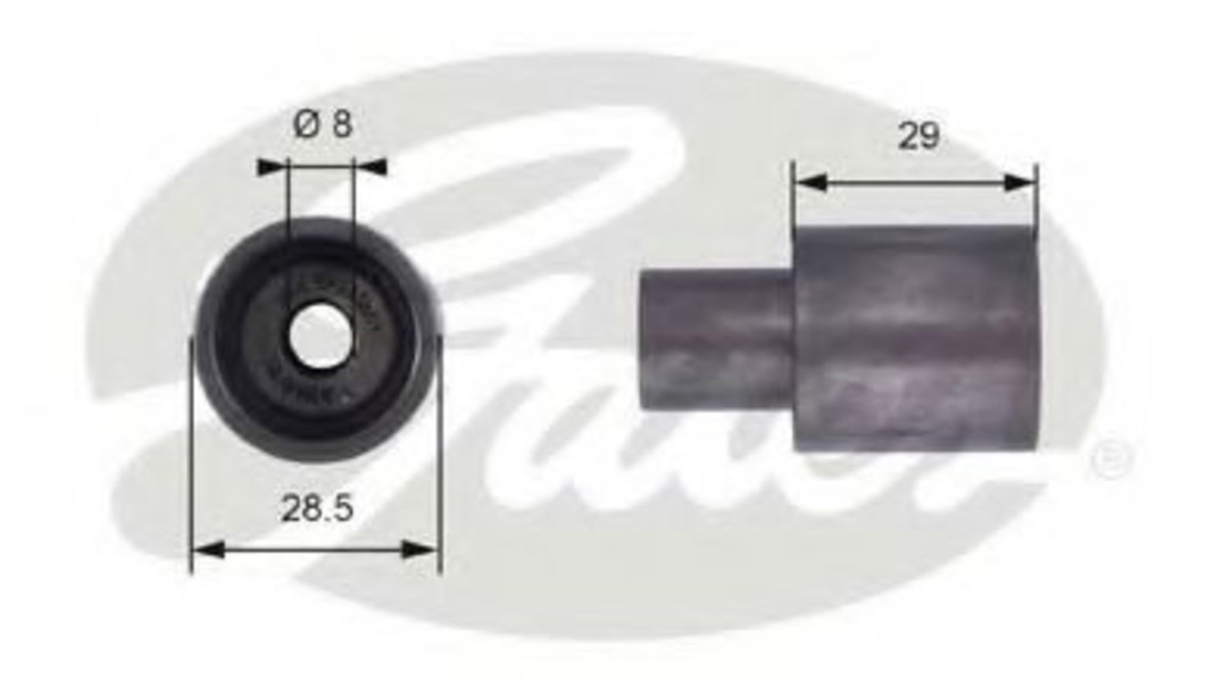 Rola ghidare/conducere, curea distributie VW CADDY II Caroserie (9K9A) (1995 - 2004) GATES T42051 piesa NOUA