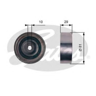 Rola ghidare/conducere, curea distributie VW EOS (1F7, 1F8) (2006 - 2016) GATES T42305 piesa NOUA