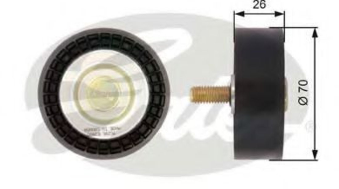 Rola ghidare/conducere, curea transmisie BMW Seria 3 Cabriolet (E93) (2006 - 2013) GATES T36296 piesa NOUA