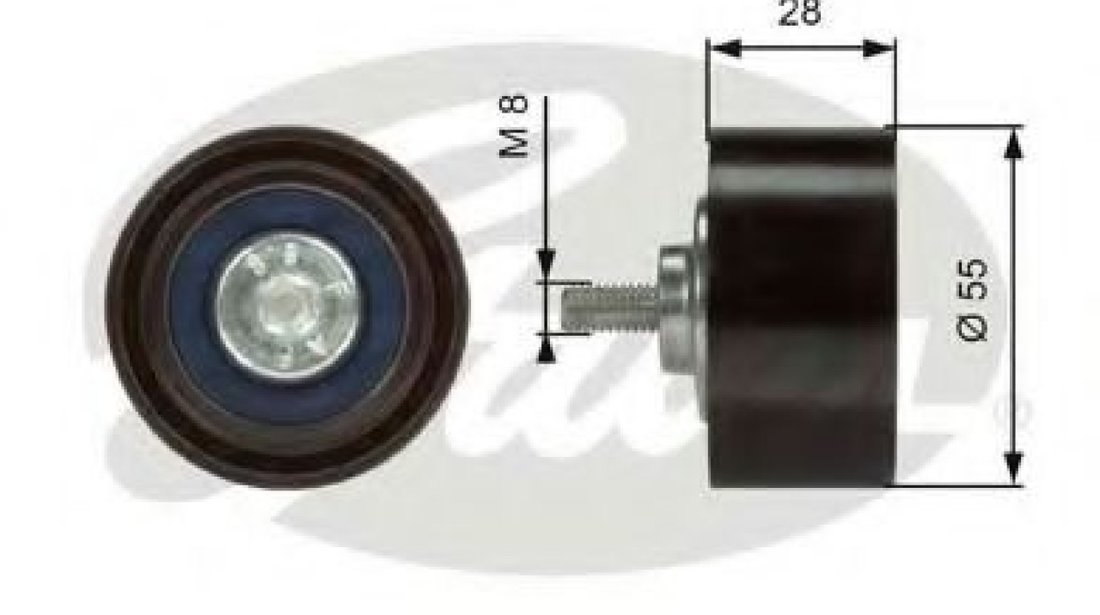 Rola ghidare/conducere, curea transmisie BMW X5 (E70) (2007 - 2013) GATES T36373 piesa NOUA