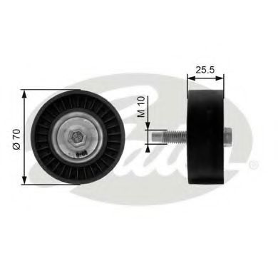 Rola ghidare/conducere, curea transmisie FORD FOCUS (DAW, DBW) (1998 - 2007) GATES T36199 piesa NOUA