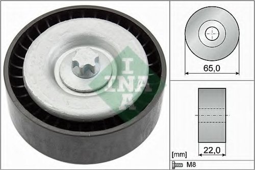 Rola ghidare/conducere, curea transmisie MERCEDES SPRINTER 3,5-t caroserie (906) (2006 - 2016) INA 5...