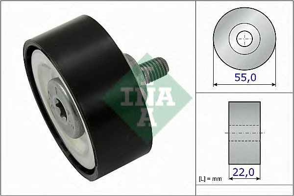 Rola ghidare/conducere, curea transmisie MINI MINI Cupe (R58) (2011 - 2016) INA 532 0720 10 piesa NOUA