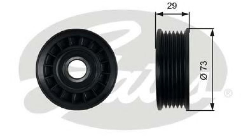 Rola ghidare/conducere, curea transmisie VOLVO C30 (2006 - 2012) GATES T36398 piesa NOUA