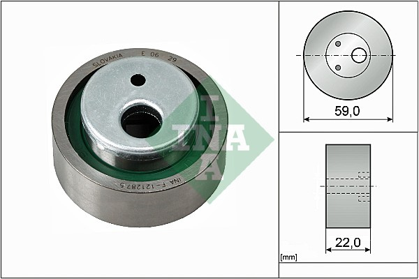 Rola intinzator,curea distributie (531003010 INA) Citroen,Citroen (DF-PSA),DACIA,FIAT,LANCIA,PEUGEOT,PEUGEOT (DF-PSA)