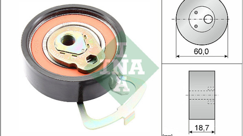 Rola intinzator,curea distributie (531033910 INA) AUDI,SEAT,SKODA,VW,VW (SVW)