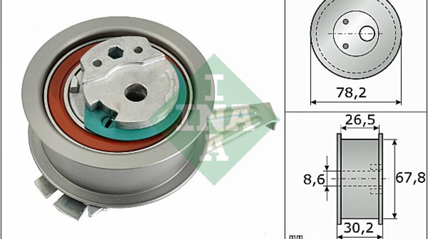 Rola intinzator,curea distributie (531089410 INA) AUDI,MAN,SEAT,SKODA,VW