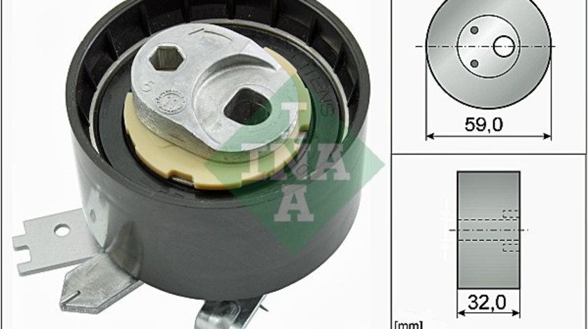 Rola intinzator,curea distributie (531090610 INA) DACIA,INFINITI,MAHINDRA RENAULT,MERCEDES-BENZ,NISSAN,RENAULT