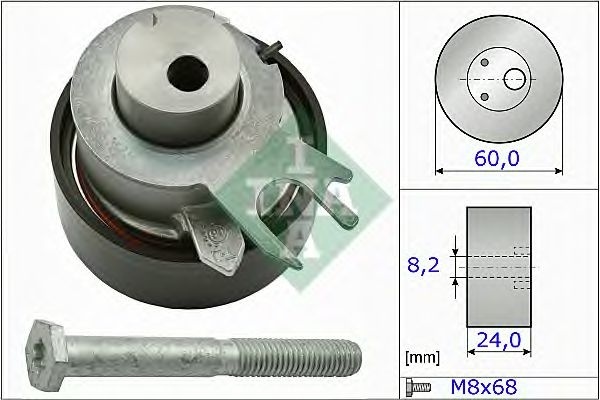 Rola intinzator,curea distributie AUDI A2 (8Z0) (2000 - 2005) INA 531 0317 10 piesa NOUA