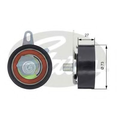 Rola intinzator,curea distributie AUDI A4 (8EC, B7) (2004 - 2008) GATES T43036 piesa NOUA