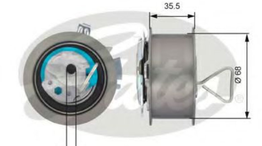 Rola intinzator,curea distributie AUDI A4 Avant (8E5, B6) (2001 - 2004) GATES T43091 piesa NOUA