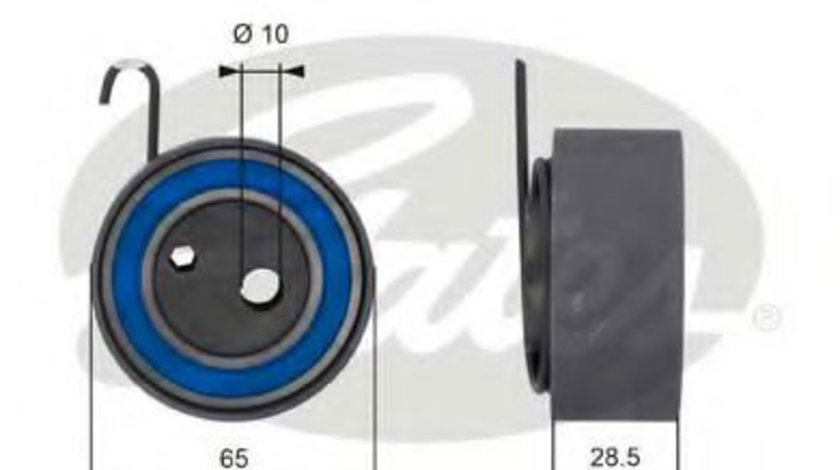 Rola intinzator,curea distributie CHEVROLET TRAX (2012 - 2016) GATES T43144 piesa NOUA