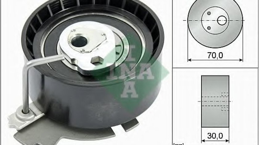 Rola intinzator,curea distributie CITROEN C2 (JM) (2003 - 2016) INA 531 0632 10 piesa NOUA