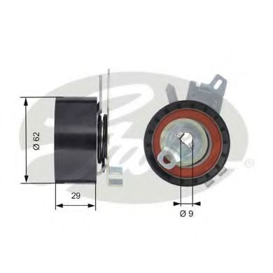 Rola intinzator,curea distributie CITROEN C4 I (LC) (2004 - 2011) GATES T43145 piesa NOUA